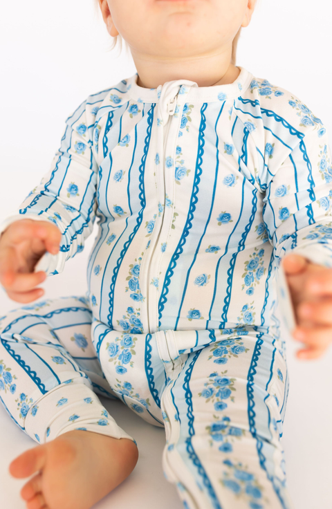 Forever Blooming Zipper Romper