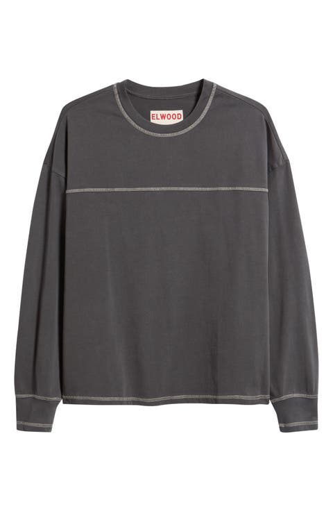 Contrast Long Sleeve T-Shirt