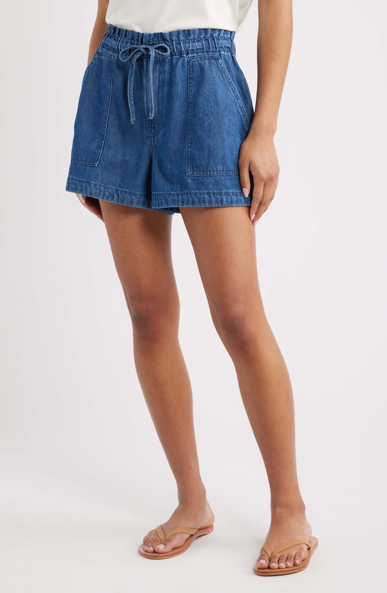 Madewell Utility Shorts, Main, color, Marina Blue