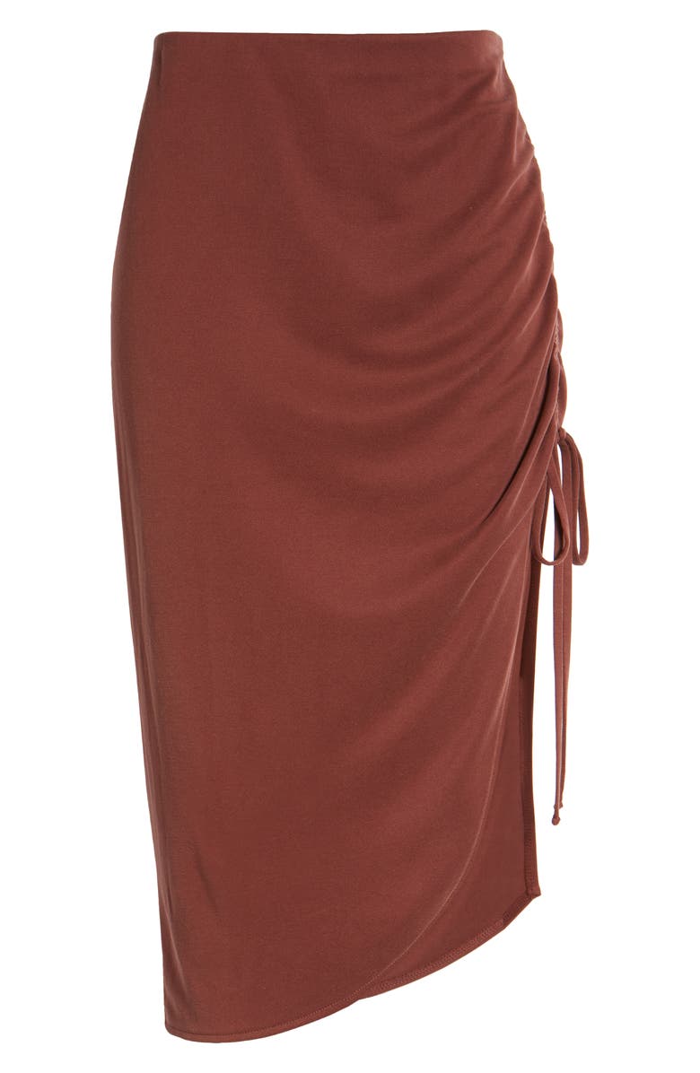 Open Edit Side Ruched Skirt, Alternate, color,