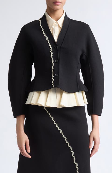 Felix Asymmetric Ruffle Trim Skirt
