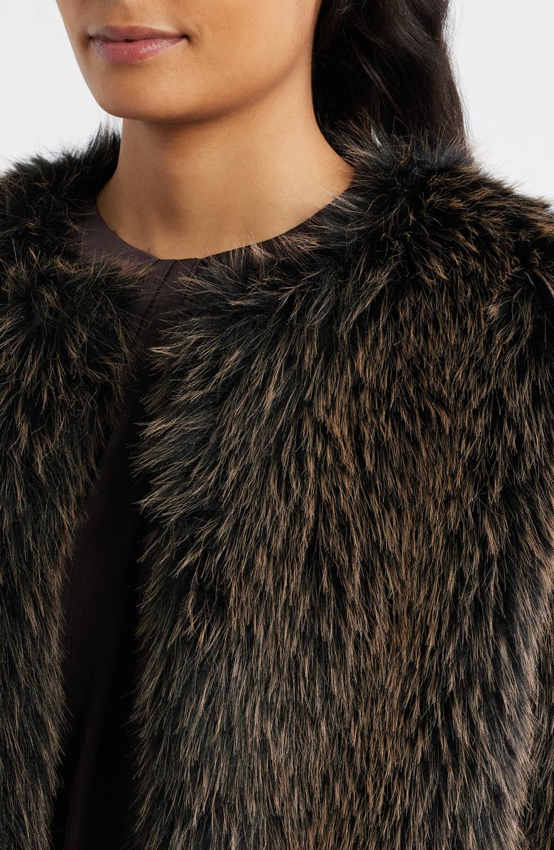 Anne Klein Faux Fur Jacket, Alternate, color,