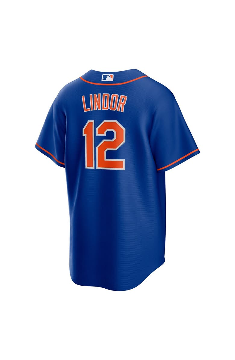 Nike Men's Nike Francisco Lindor Royal New York Mets Big & Tall Alternate Replica Player Jersey, Alternate, color, Royal