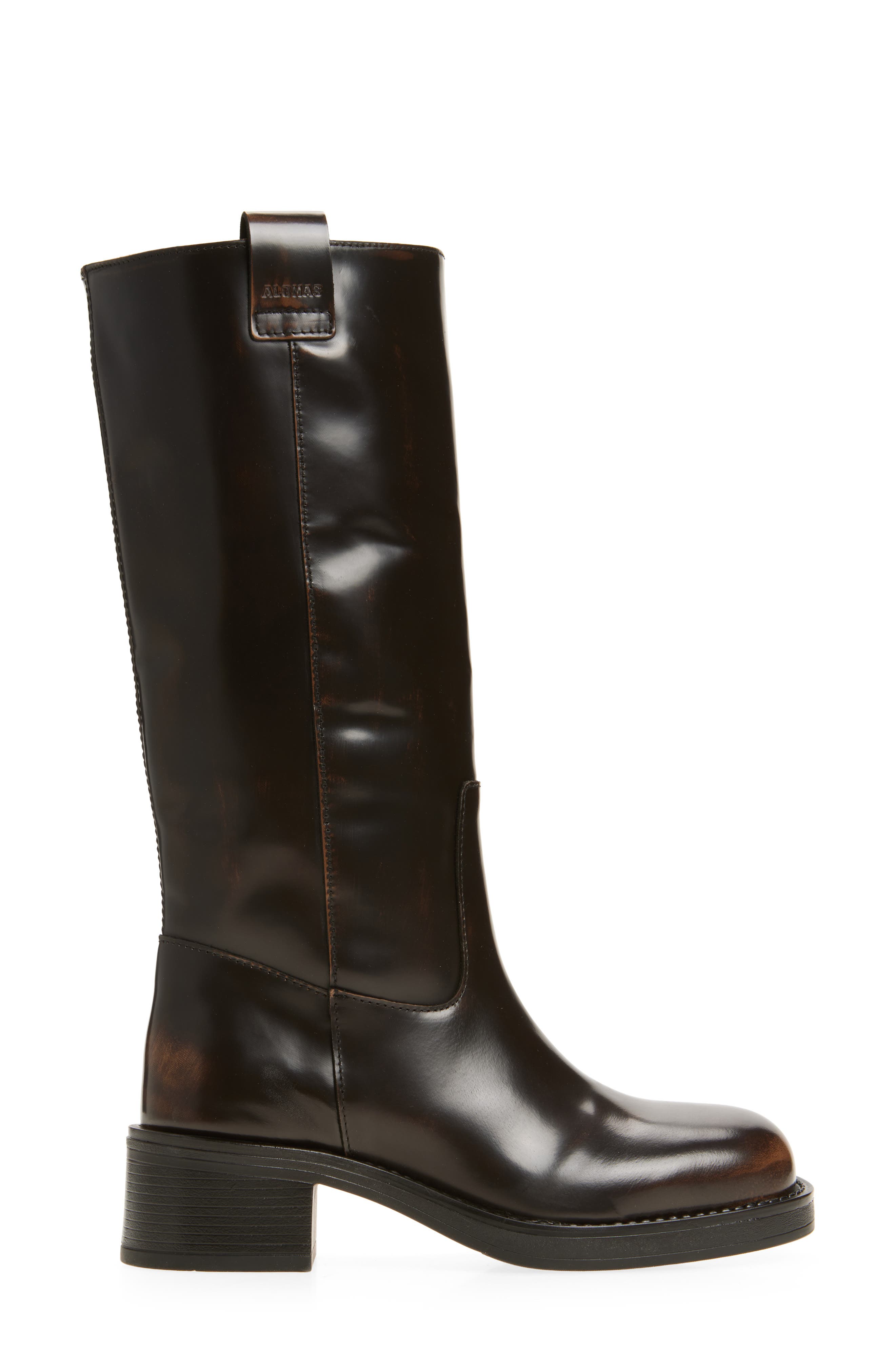 ALOHAS Sajan Round Toe Boot, Alternate, color, Brown