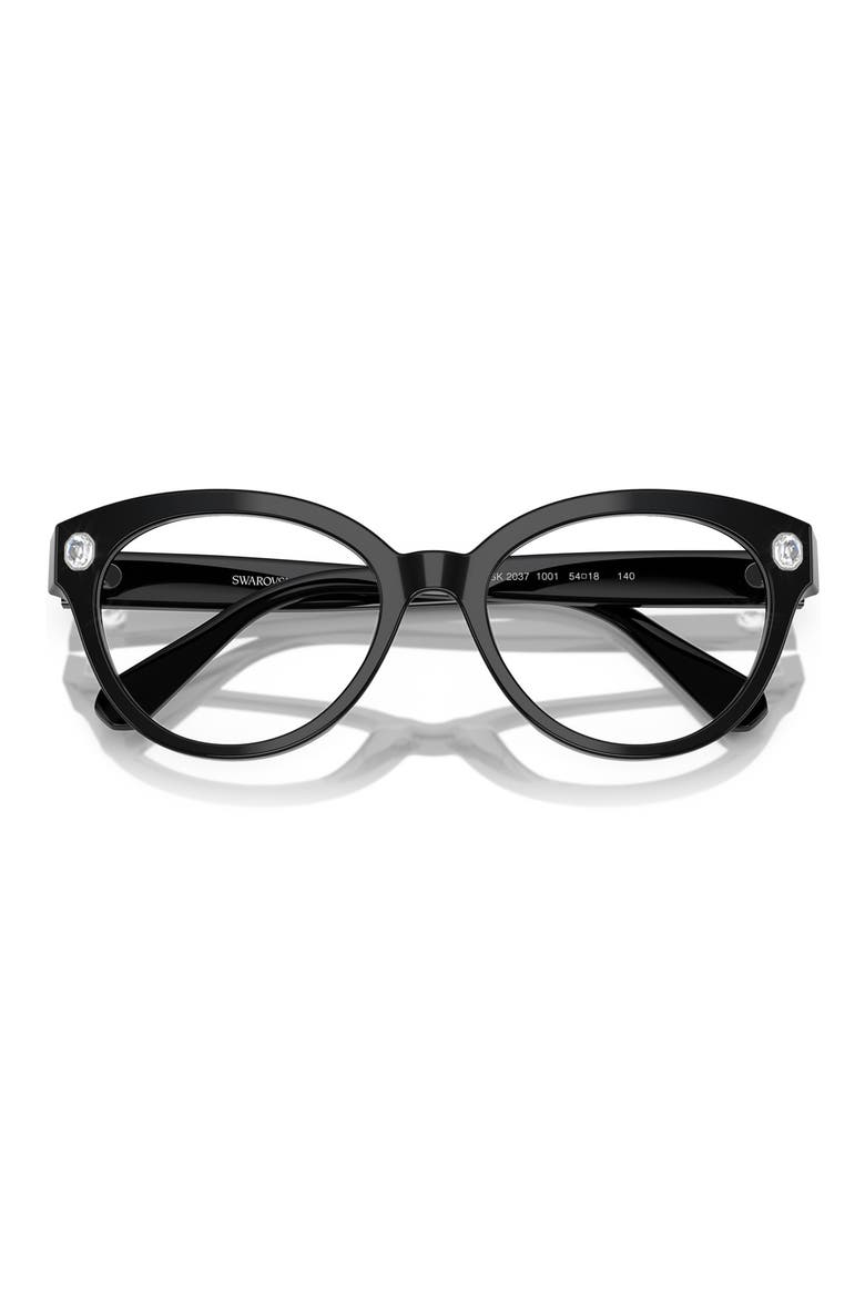 54mm Round Optical Glasses, Alternate, color, BLACK