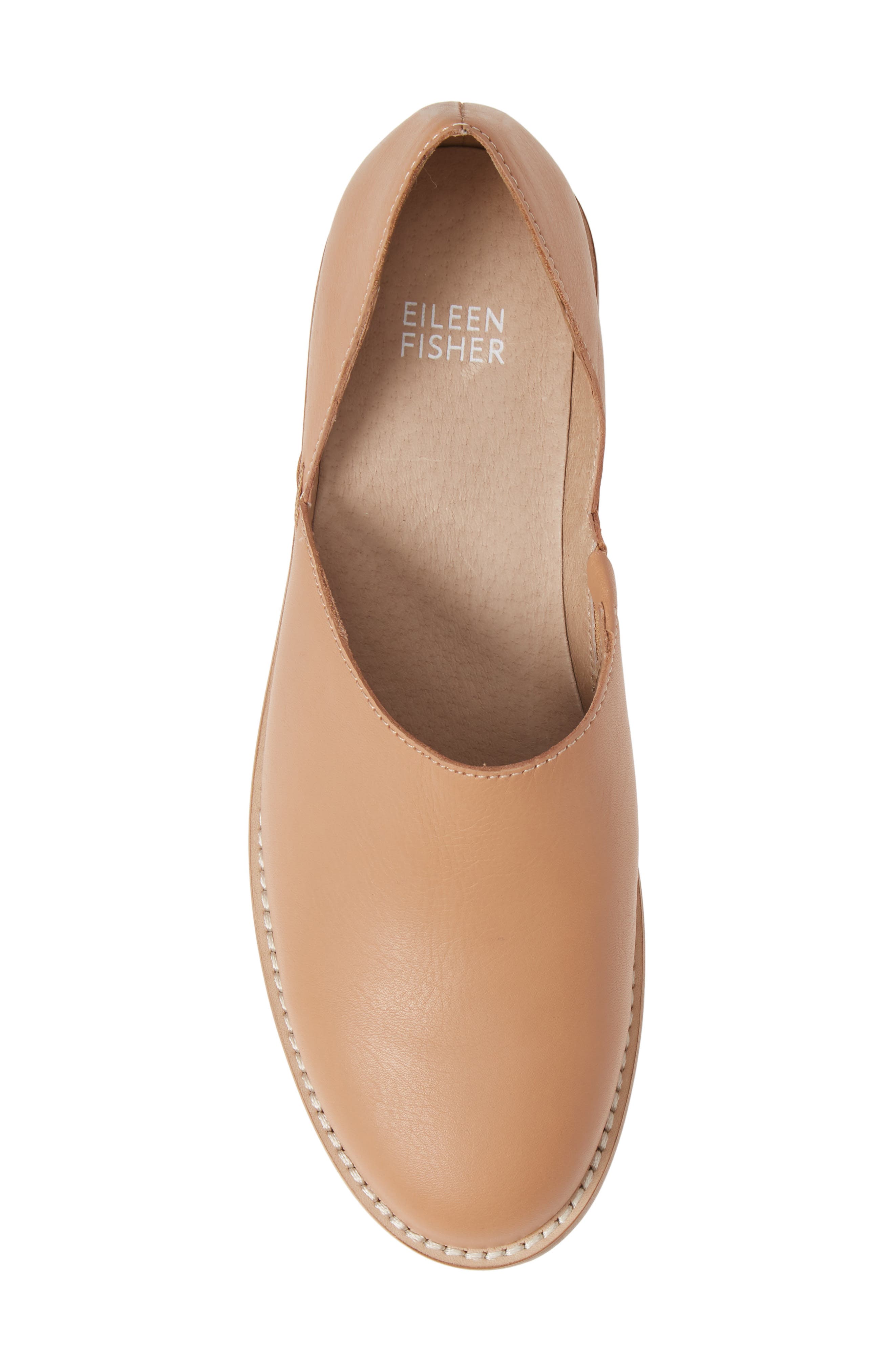 Allan Flat, Alternate, color, NATURAL LEATHER