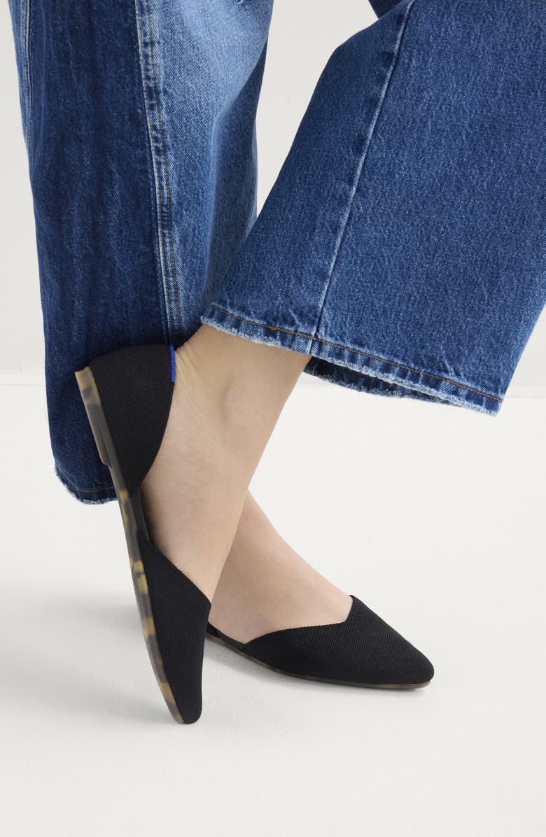 Rothy's The d'Orsay Flat, Alternate, color, Black