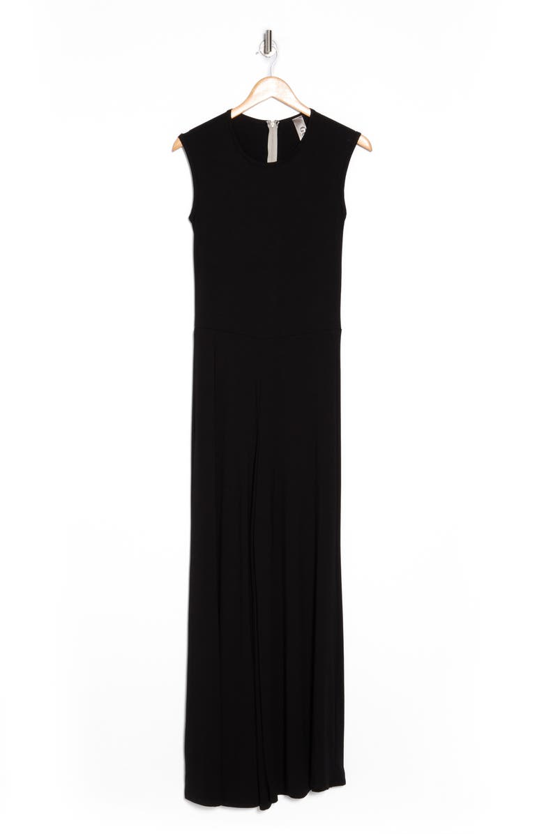 GO COUTURE Sleeveless Jumpsuit, Alternate, color, Black