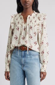 Treasure & Bond Smock Yoke Top
