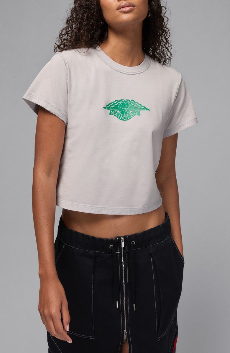 Jordan Flight Rare Air Cotton Graphic T-Shirt, Main, color, Neutral Grey