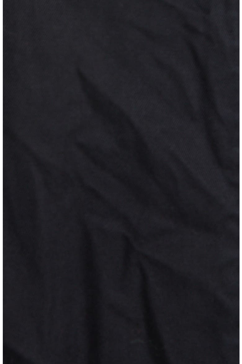 Cotton Drill Wrap Coat, Alternate, color, BLACK W