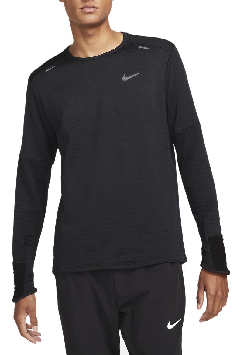 Therma-FIT Repel Element Running Top, Main, color, BLACK/ REFLECTIVE SILVER