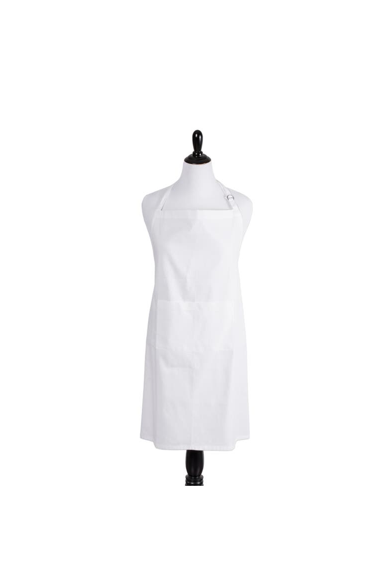 Chef Solid X-Large Apron, Main, color, White