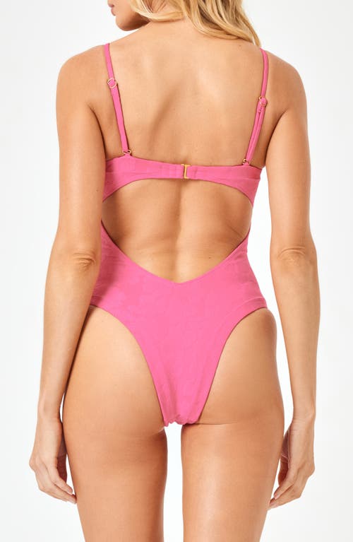 L*space Lspace La Femme Cheeky One-piece Swimsuit In Cosmo