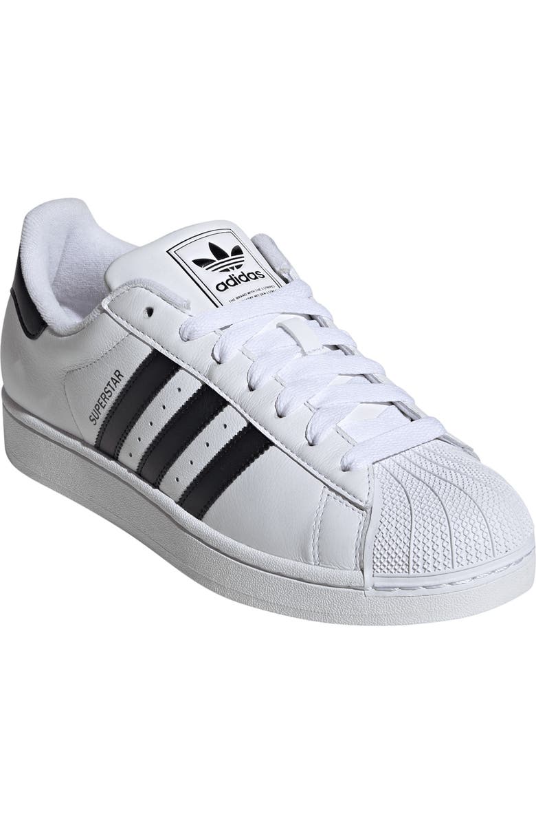 adidas Gender Inclusive Superstar II Sneaker, Main, color, White/Black/White
