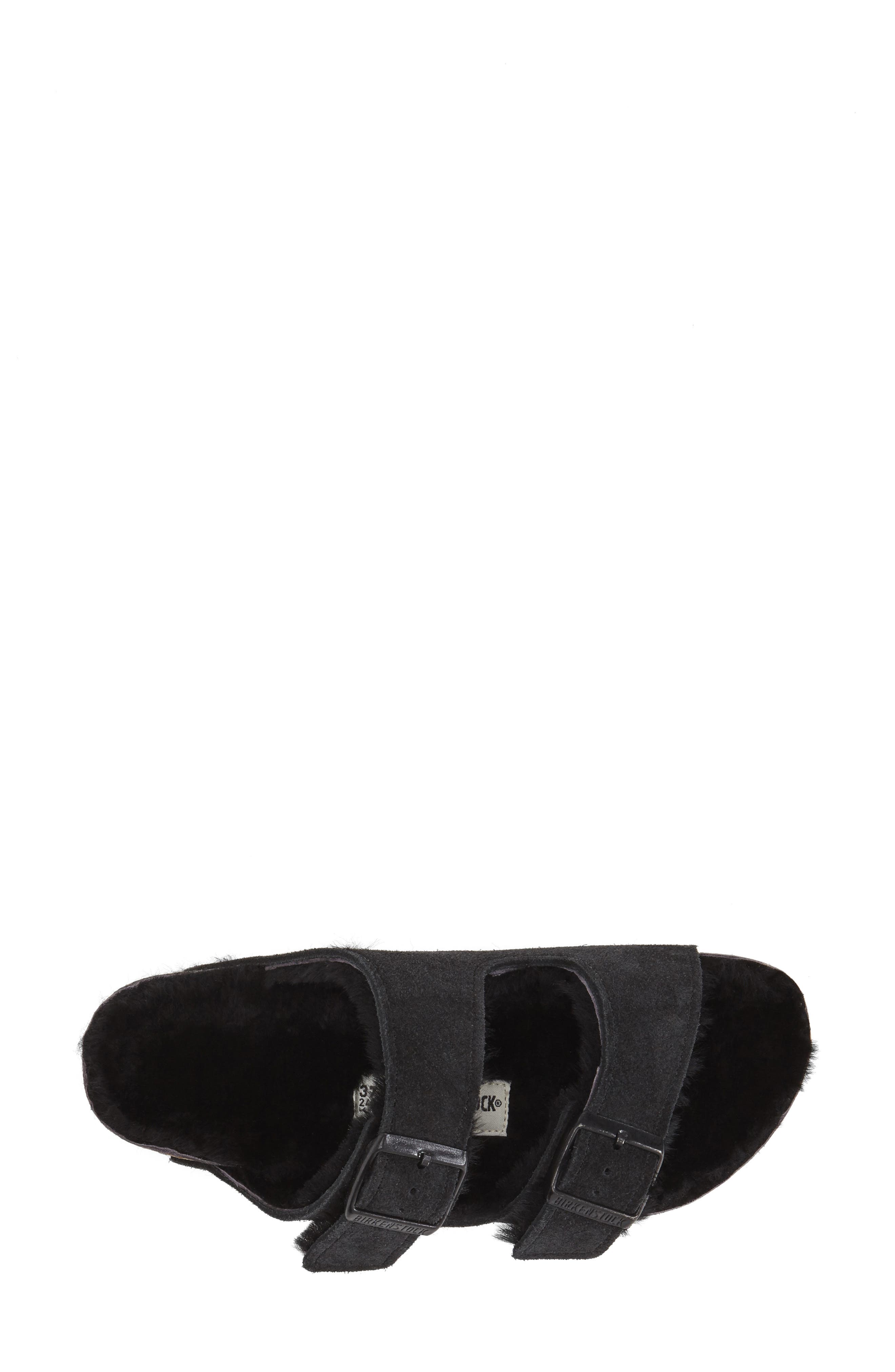 Birkenstock Arizona Genuine Shearling Lined Slide Sandal, Alternate, color, 