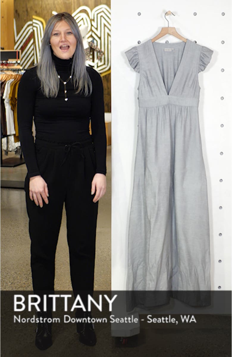 Flutter Sleeve Maxi Dress, sales video thumbnail