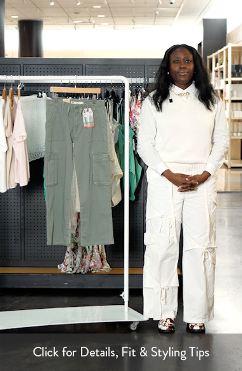 Kids' Wide Leg Cargo Pants, sales video thumbnail