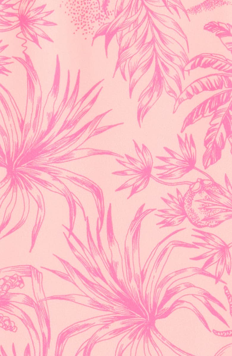 Boardies Kids' Peach Please Ruffle One-Piece Swimsuit, Alternate, color, Peach