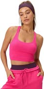 Fabletics Seamless Cropped Built-In Bra Tank