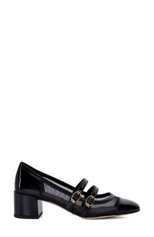 Dune London Appreciate Cap Toe Mary Jane Pump In Black
