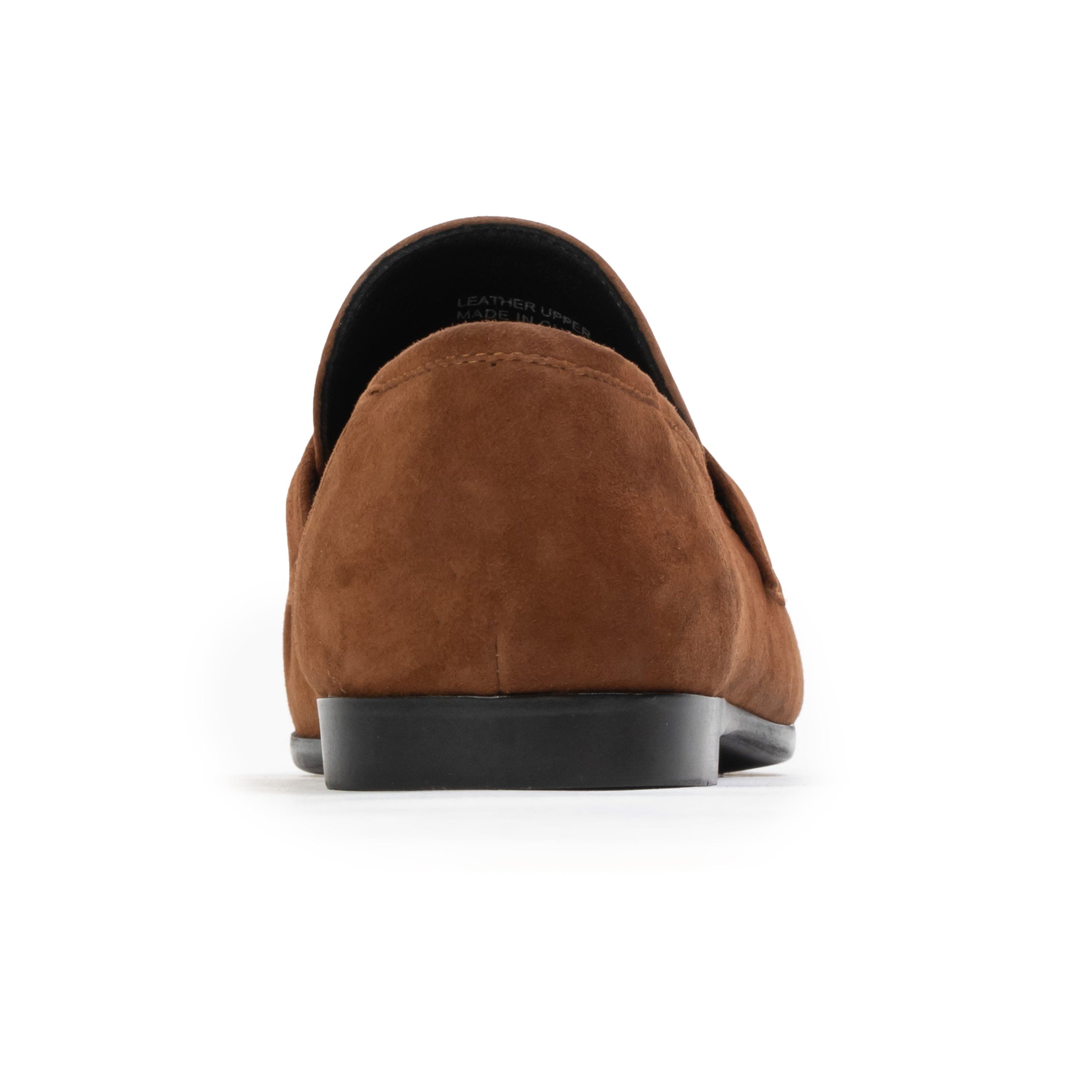 BLACK SUEDE STUDIO Arrow Loafer, Alternate, color, Tobacco Suede