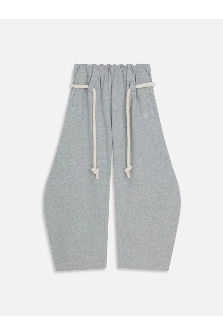 Stripe Super Baggy Barrel Sweatpants, Main, color, Grey