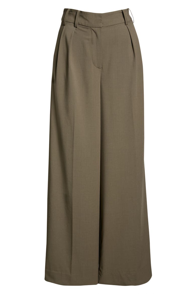 Kise Wide Leg Pants, Alternate, color, TARMAC ASPHALT
