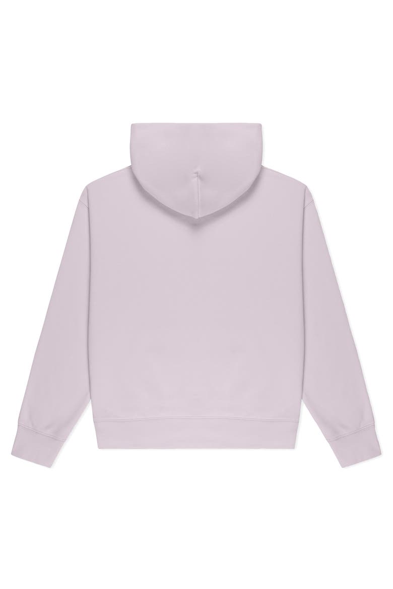 Butterfly Relaxed Midweight Fleece Pullover Hoodie, Alternate, color, Orchid