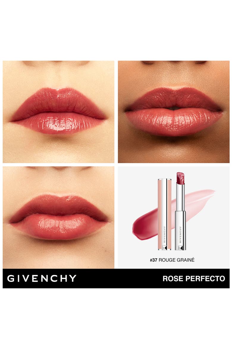 Rose Hydrating Lip Balm, Alternate, color, 37 ROUGE GRAINE