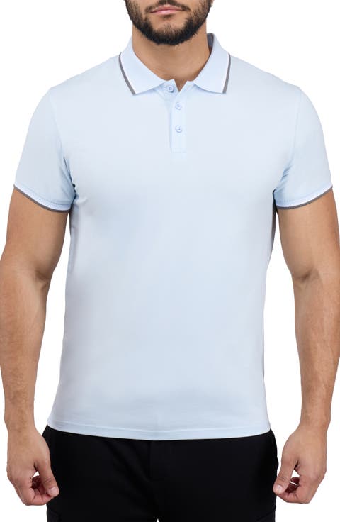 Texture Cotton Knit Polo