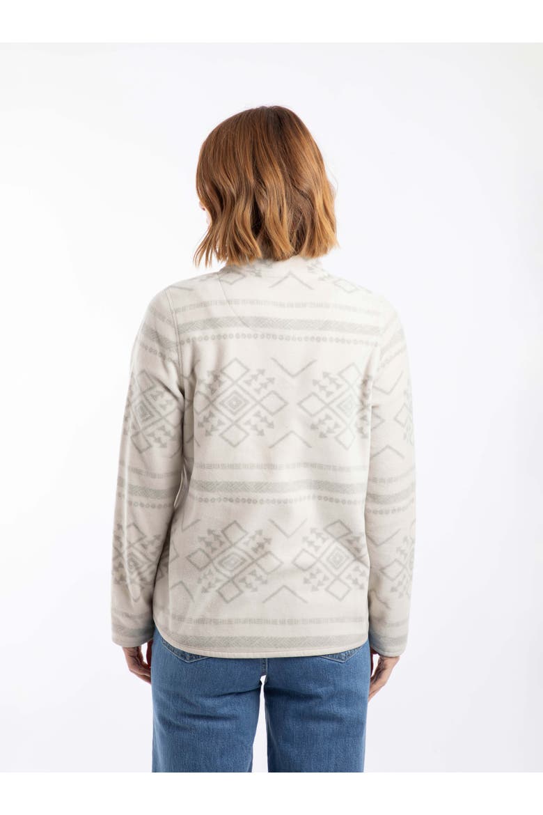 Amy Microfleece Sweatshirt, Alternate, color, Egg Shell