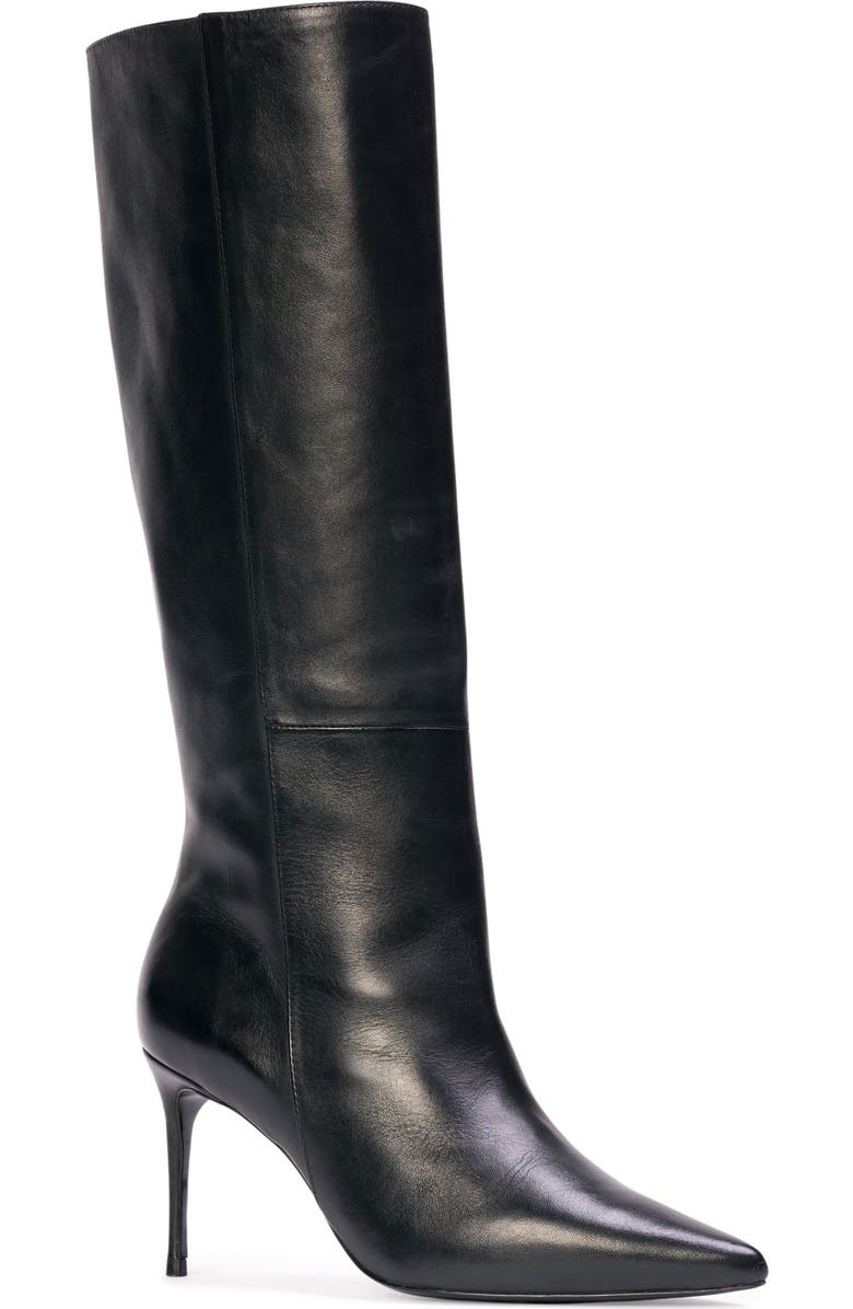 BLACK SUEDE STUDIO Kath 80 Boot, Alternate, color, Black Leather