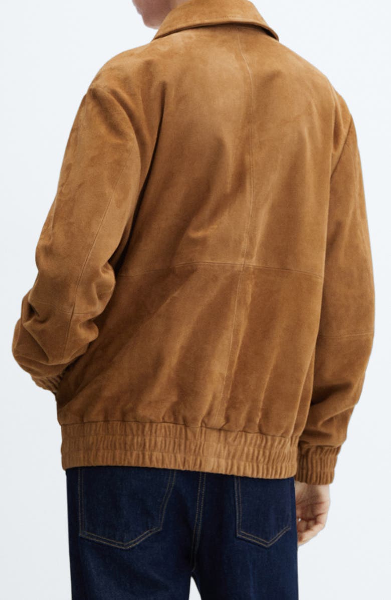 MANGO Suede Jacket, Alternate, color, 