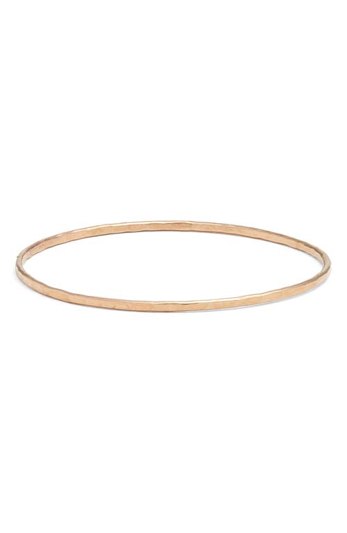 Nashelle Signature Slim Bangle In Gold Fill