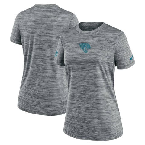 Women's Nike Gray Jacksonville Jaguars Sideline Velocity Dri-FIT T-Shirt