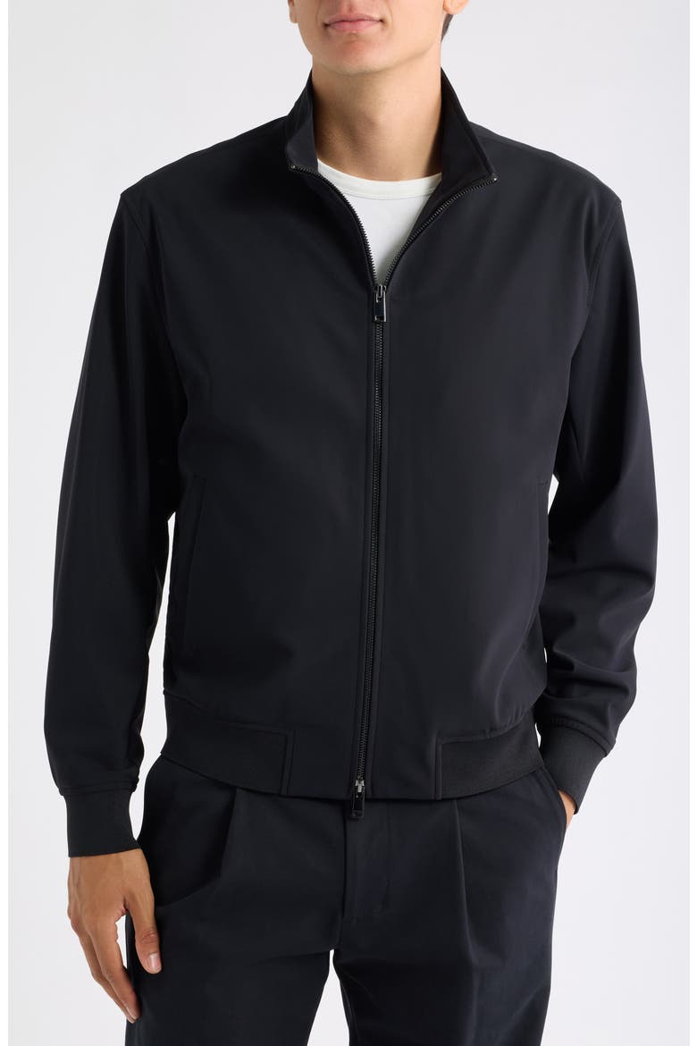Bomber Jacket, Alternate, color, BLACK