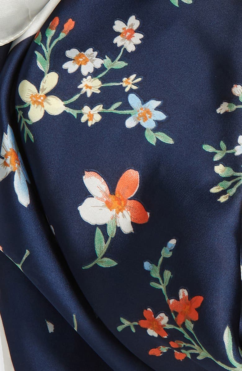 Tasha Mini Flowers Scarf, Alternate, color,
