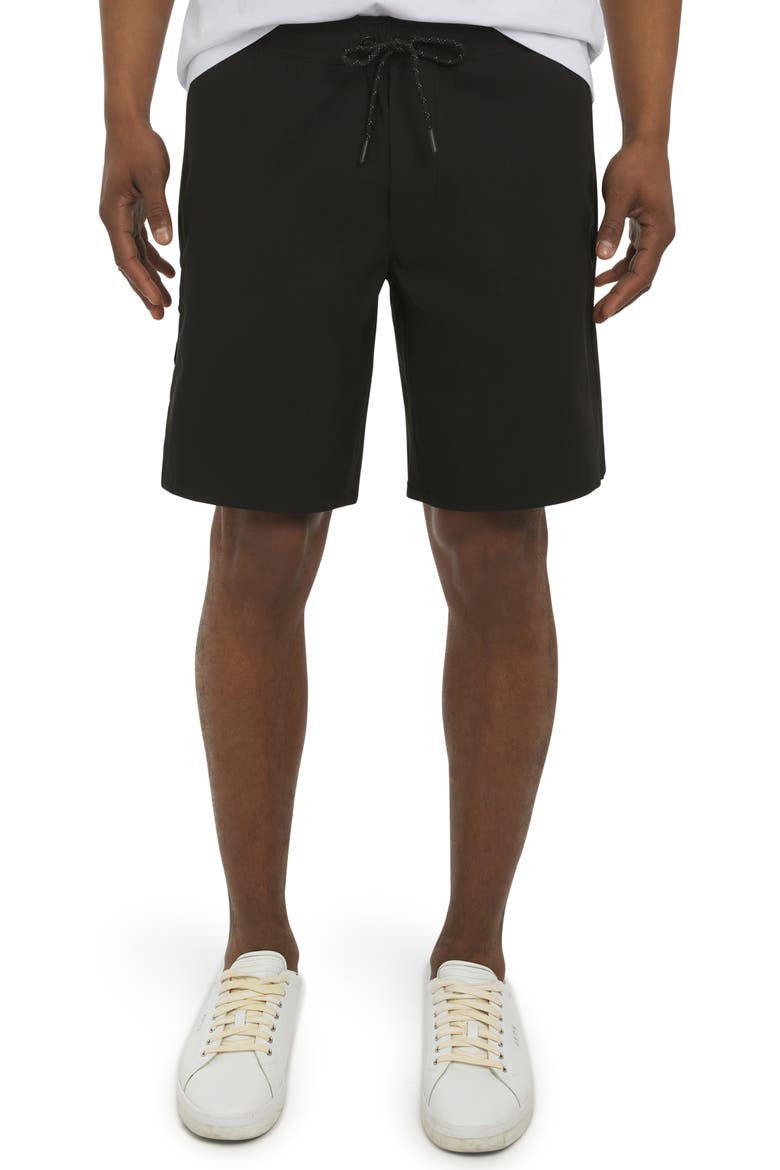 Riker Tech Shorts, Main, color, BLACK