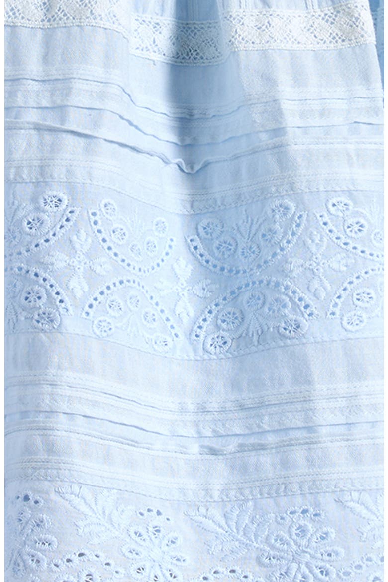 Sani Lace Miniskirt, Alternate, color, BLUE FINCH