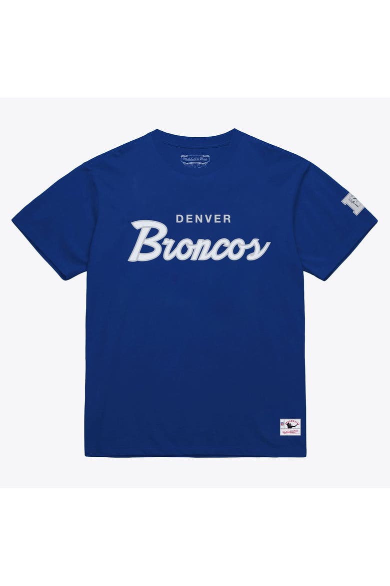Men's Mitchell & Ness Royal Denver Broncos Head Coach Classic T-Shirt, Main, color, Royal