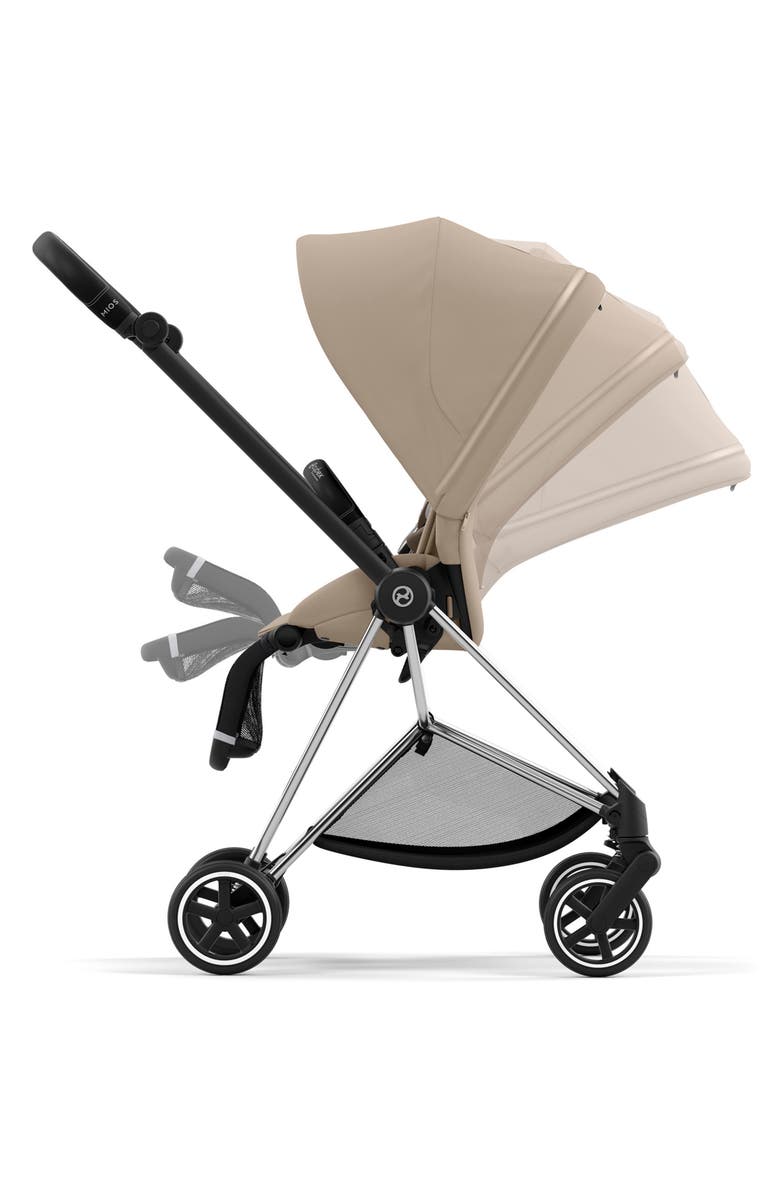 CYBEX MIOS 3 Compact Lightweight Stroller, Alternate, color, Cozy Beige Black