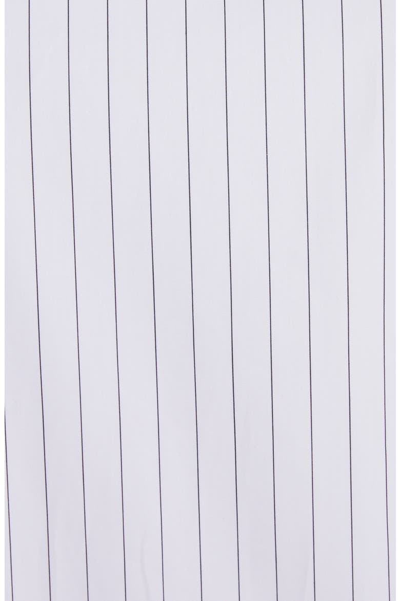 Pinstripe Cotton Poplin Button-Up Shirt, Alternate, color, 9003 WHITE/ BLACK