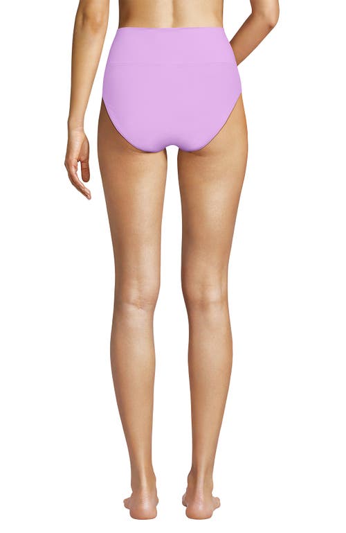 LANDS' END LANDS' END CHLORINE RESISTANT PINCHLESS HIGH WAISTED BIKINI BOTTOMS