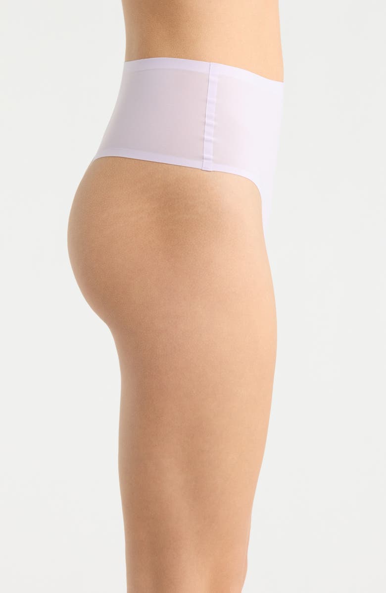 Chantelle Lingerie Soft Stretch Seamless Retro Thong, Alternate, color, Mauve