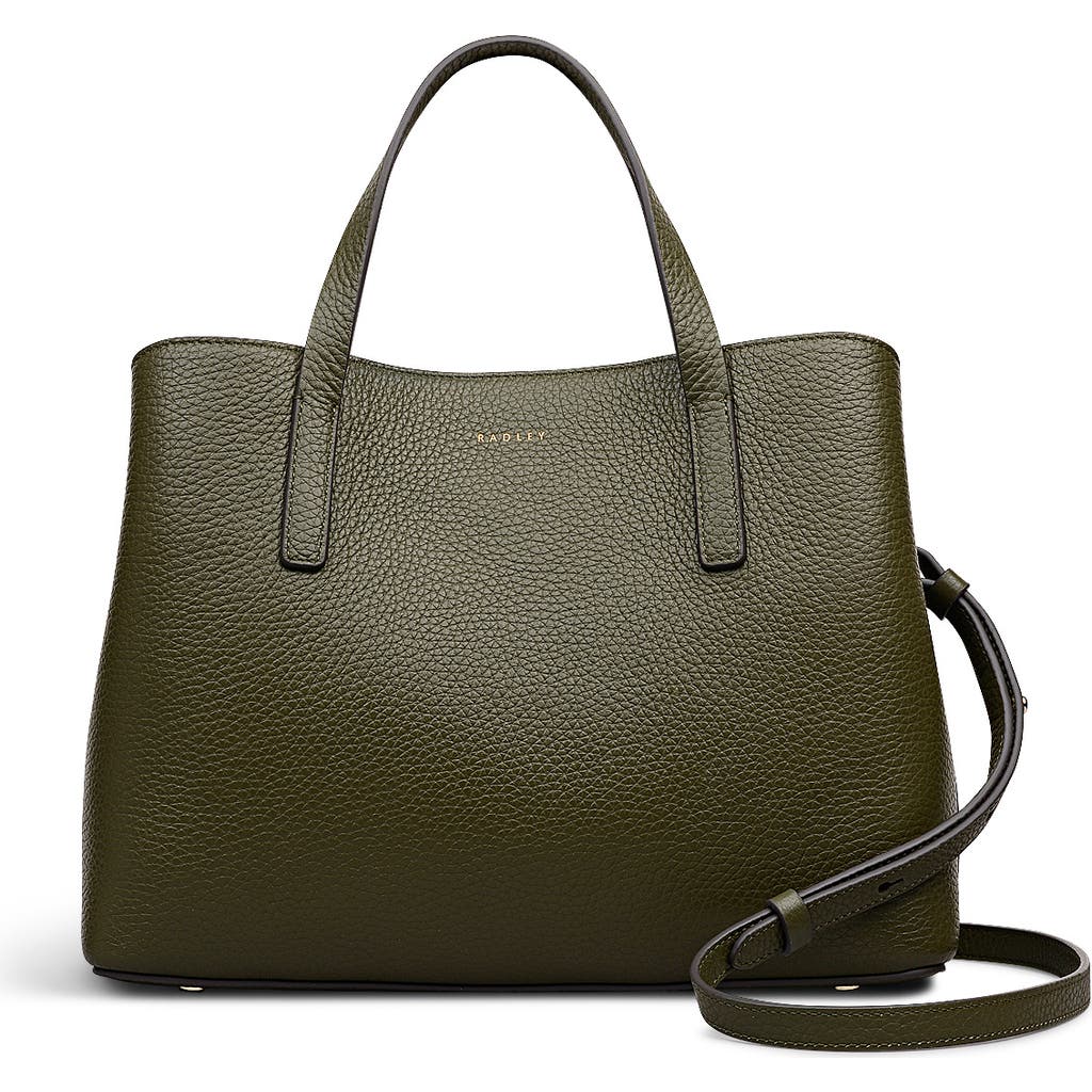 Radley Dukes Place Medium Ziptop Satchel Bag In Green