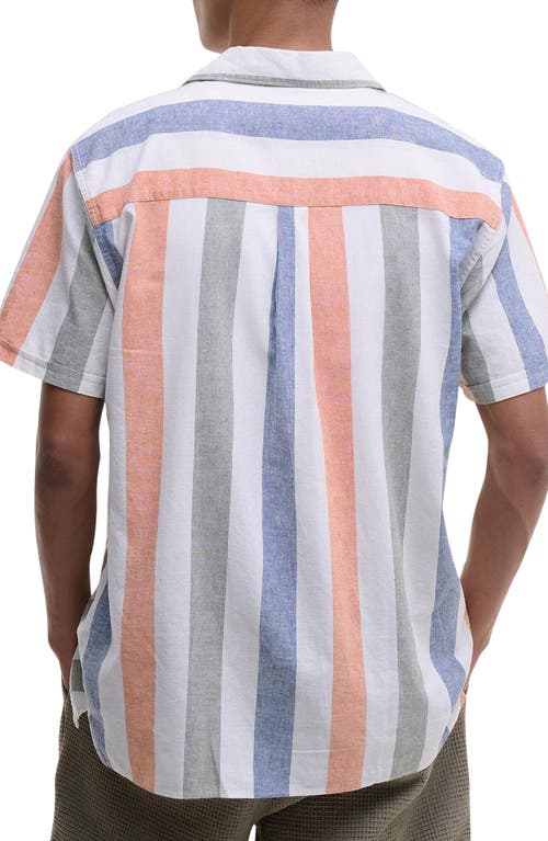 Barbour Clearwell Summer Fit Shirt Whisper White In Multi