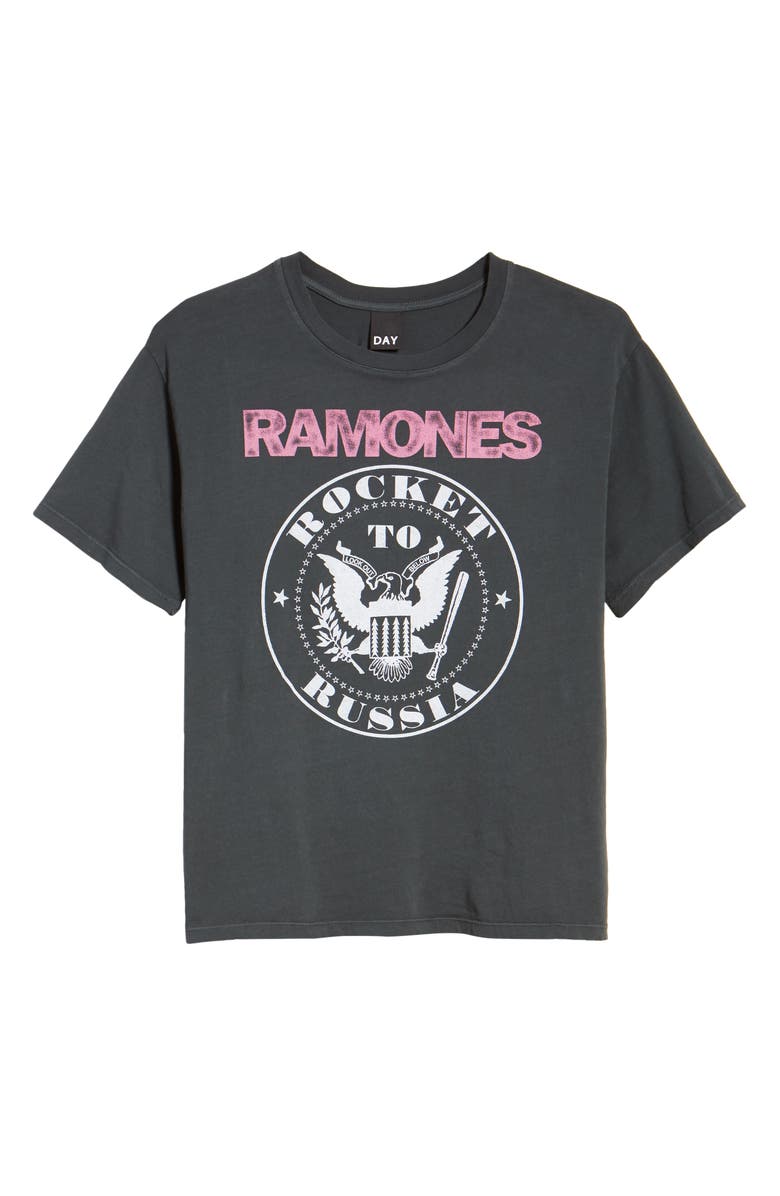 Day Ramones Rocket to Russia Graphic Tee, Alternate, color,