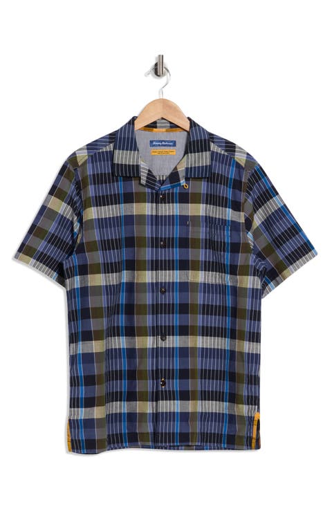 Marina Del Madras Cotton Camp Shirt