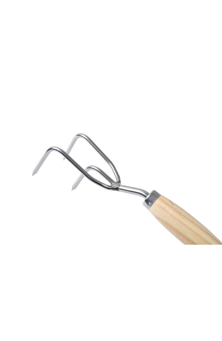 Burgon & Ball Mid-Handled Stainless Steel Claw Cultivator, Alternate, color, Stainless Steel